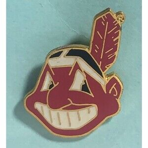 2001 Cleveland Indians -Chief Wahoo ,MLB team mascot lapel pin